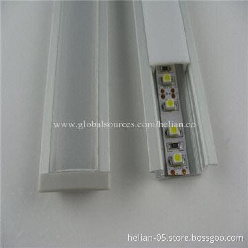 6063 LED Aluminum Profile with End Caps and Fixing Clips